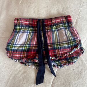 Aerie Plaid Pajama Sleep Shorts
